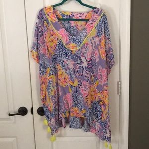 Lilly Pulitzer tunic/cover up in So Snappy